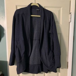 Eddie Bauer fleece cocoon cardigan, size small